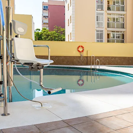 Ver5 - 5Th-Floor Studio With Sea-View Terrace And Pool - Ac, 5 Min Walk To The Centre * Torremolinos