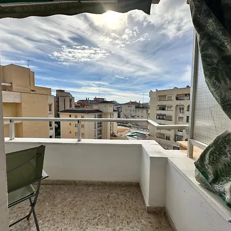 Ver5 - 5Th-Floor Studio With Sea-View Terrace And Pool - Ac, 5 Min Walk To The Centre Torremolinos