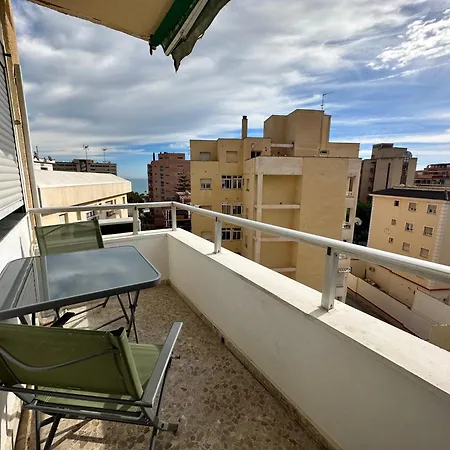 Apartamento Terraza Con Vistas Al Mar, Wifi, Smart Tv, Piscina, Playa, Centro