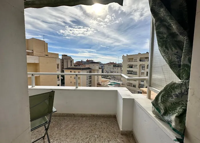 Ver5 - Terraza Con Vistas Al Mar, Wifi, Smart Tv, Piscina, Playa, Centro Torremolinos