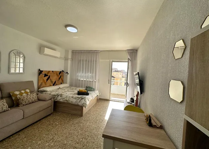 Lägenhet Ver5 - Terraza Con Vistas Al Mar, Wifi, Smart Tv, Piscina, Playa, Centro *