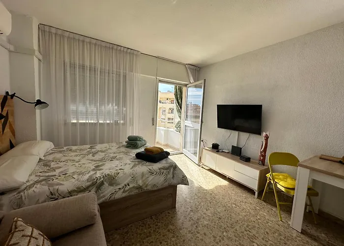 Lägenhet Ver5 - Terraza Con Vistas Al Mar, Wifi, Smart Tv, Piscina, Playa, Centro