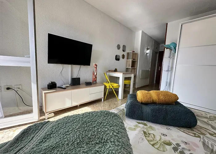 Lägenhet Ver5 - Terraza Con Vistas Al Mar, Wifi, Smart Tv, Piscina, Playa, Centro *