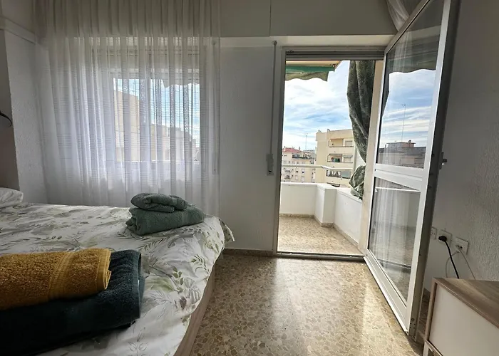 Ver5 - Terraza Con Vistas Al Mar, Wifi, Smart Tv, Piscina, Playa, Centro Lägenhet